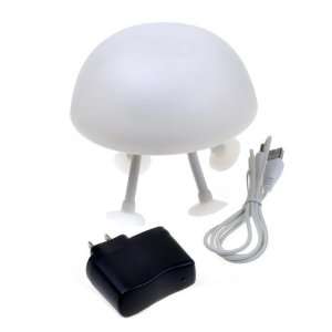 com Jellyfish Shape LED Lamp Desk Lamp Small Night Light White Light 