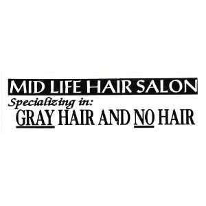  MID LIFE HAIR SALON SPECIALIZING IN: GRAY HAIR AND NO HAIR 
