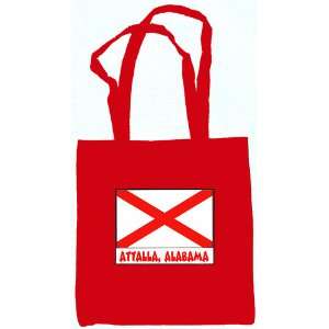  Attalla Alabama Souvenir Tote Bag Red: Everything Else