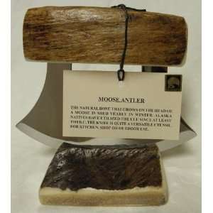  Made in Alaska Natural Moose Antler Ulu Knife