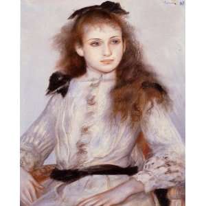   Madeleine Adam Pierre Auguste Renoir Hand Painted Art