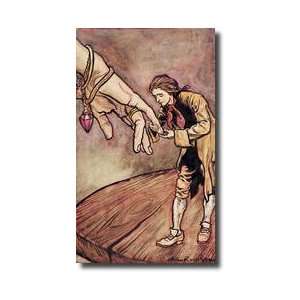   Illustration For gullivers Travels By Swift Gulliver In Giclee Print