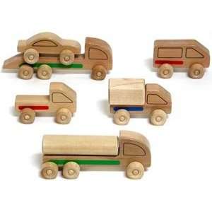  6 Piece Auto Play Vehicles Set: Toys & Games