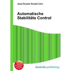  Automatische StabilitÃ¤ts Control Ronald Cohn Jesse 