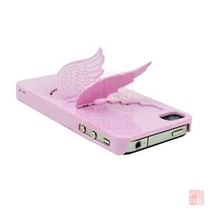   Wing Holder Hard Case Cover For Apple iPhone 4S 4G AT&T/Verizon  