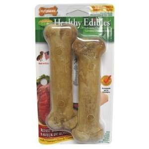 Healthy Edibles Bone Dog Treat   2 Pack Size Wolf