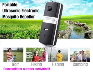 NEW Ultrasonic Electronic Bug Mosquito Repeller Portabl  