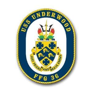  US Navy Ship USS Underwood FFG 36 Decal Sticker 5.5 