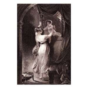Love sheltered, poem by Frederick Tyrrell Premium Giclee Poster Print 