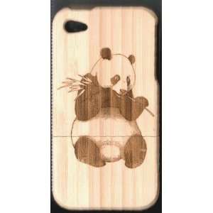   WOOD] Bamboo Case for iPhone 4/4S ?Panda? Cell Phones & Accessories