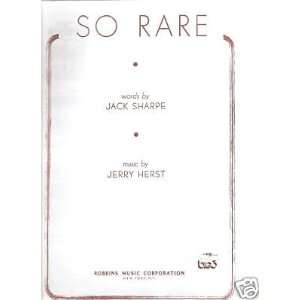    Sheet Music So Rare Jack Sharpe Jerry Herst 93 