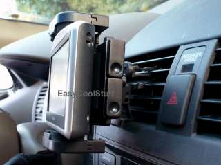 Thishigh quality car mount clips firmly onto the air vent using 2 air 