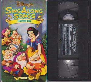 Disneys Sing Along Songs   Snow White Heigh Ho (VHS, 1994 