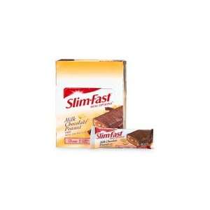  Slim Fast Meal Options Bar, Milk Chocolate Peanut (12 Bars 