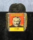   60s Vintage Three Stooges 3 D Flicker Toy Ring, Curly (PGS 14