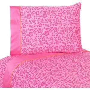    Surf Pink and Orange Sheet Set by Jojo Designs Pink