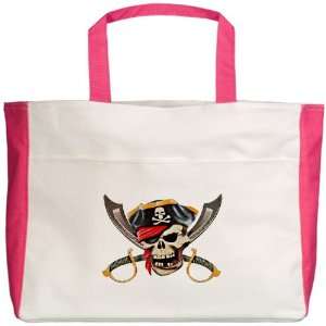   Fuchsia Pirate Skull with Bandana Eyepatch Gold Tooth: Everything Else