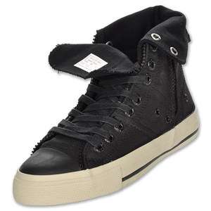 Levis Zip Ex Hi CT Twill Black & White Shoes SZ 6 10 NIB!  