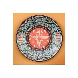  NOVICA Ceramic plate, Nazca Hummingbird