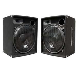  Seismic Audio   Two 15 PA/DJ Speaker Cabinets or 15 