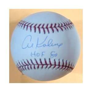  Autographed Al Kaline Baseball   HOF 80 Official 