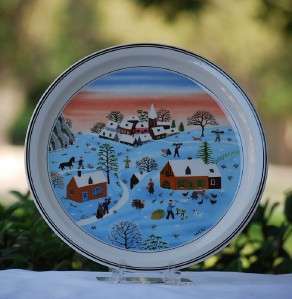   Luxembourg Depuis 1748 Four Seasons Collector Plate #4 Winter  