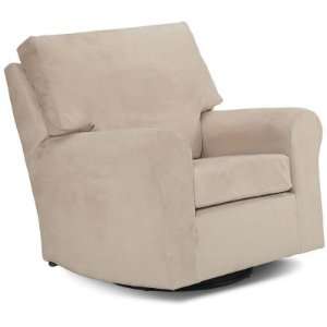   Rock A Bye Adult Beige Micro Modern Square Back Glider