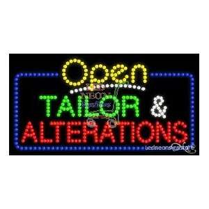  Tailor & Alteration LED Business Sign 17 Tall x 32 Wide 