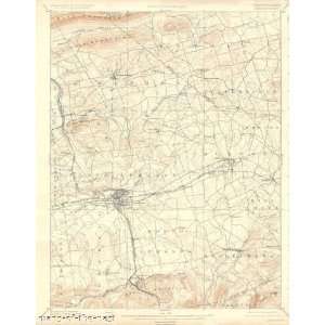  USGS TOPO MAP LEBANON SHEET PENNSYLVANIA (PA) 1892