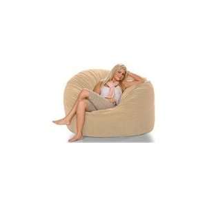 Jaxx Sac Bean Bag Chair 5Ft in Suede Camel:  Home & Kitchen