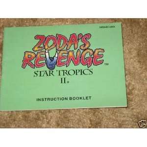  Zodas Revenge Star Tropics 2 NES instruction manual 