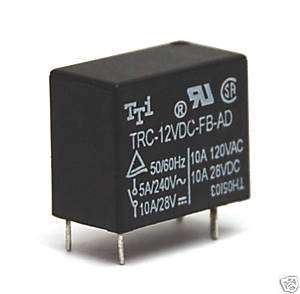 5pcs TTi TRC 12VDC FB AD Relay SPST 1A 12VDC Coil  