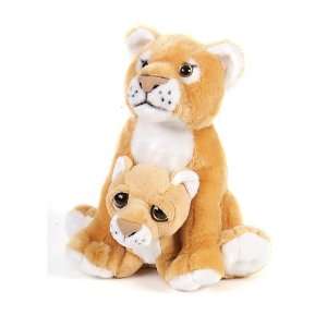  10.5 Lioness With Baby Plush Stuffed Animal Toy: Toys 