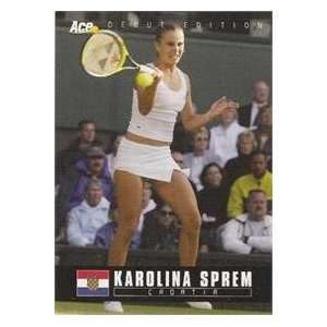  Karolina Sprem Tennis Card