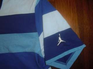 Nike Jordan Candy Stripe Polo UK M blue new  