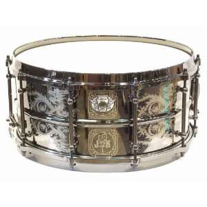   Ludwig 6.5x14 Joey Kramer Hit Hard Snare Drum Musical Instruments