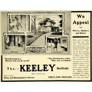  1903 Ad Keeley Institute Portland Oregon Club Office 