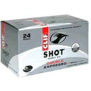  Clif Shot Energy Gel   Double Expresso   Box of 24 Health 