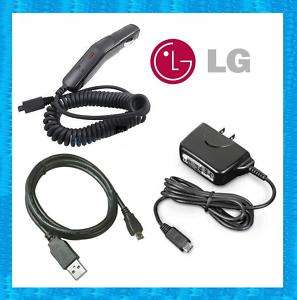 OEM Car+Home Charger+USB ATT LG Vu Plus ONLY  