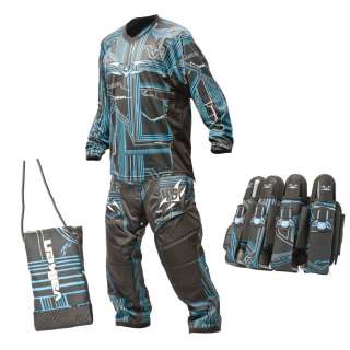   Crusade Pants, Jersey, 4+7 Harness & Barrel Cover   Tron Blue  