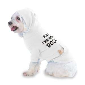  Bull Terriers Rock Hooded (Hoody) T Shirt with pocket for 