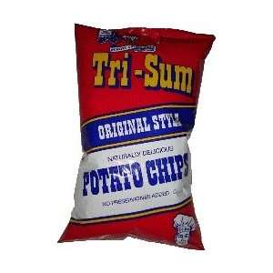 Tri Sum Original Potato Chips: Grocery & Gourmet Food