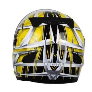 Vega V Tune Yellow Orbit Graphic X Large Full Face Bluetooth Helmet