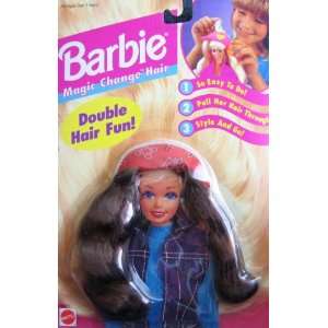  Barbie Magic Change Hair (BROWN)   Double Hair Fun! (1995 