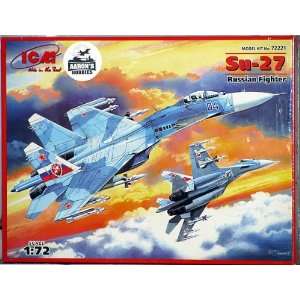  Su 27 Russian Fighter 1 72 ICM Models Toys & Games