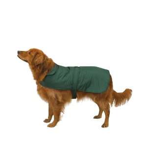   Polyester Fleece Barn Dog Coat, Medium, Hunter Green: Pet Supplies