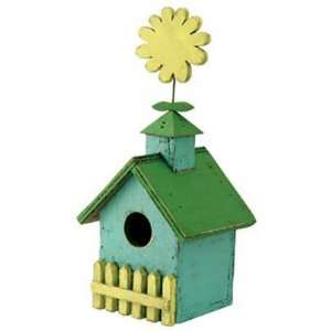  New Barnstorm Birdhouse Flower Top Easy Cleanout & Vents 