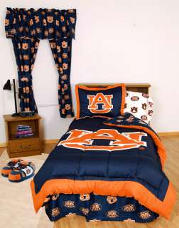 Auburn Tigers NCAA Bed in a Bag Set Choose Size!  