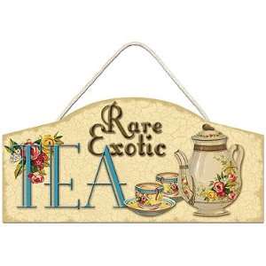  Rare Exotic Tea Plaque