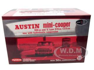 Brand new 1:18 scale diecast car model of Austin MK1 Mini Cooper S 